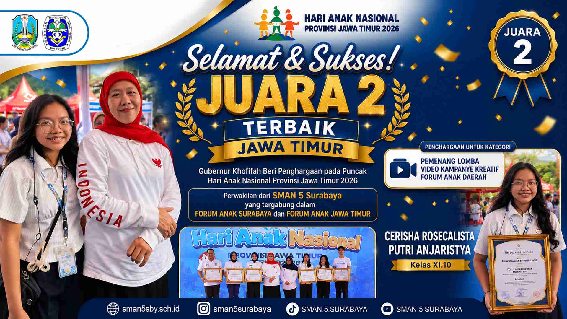Juara 2 Video Kampanye Kreatif Anak Daerah