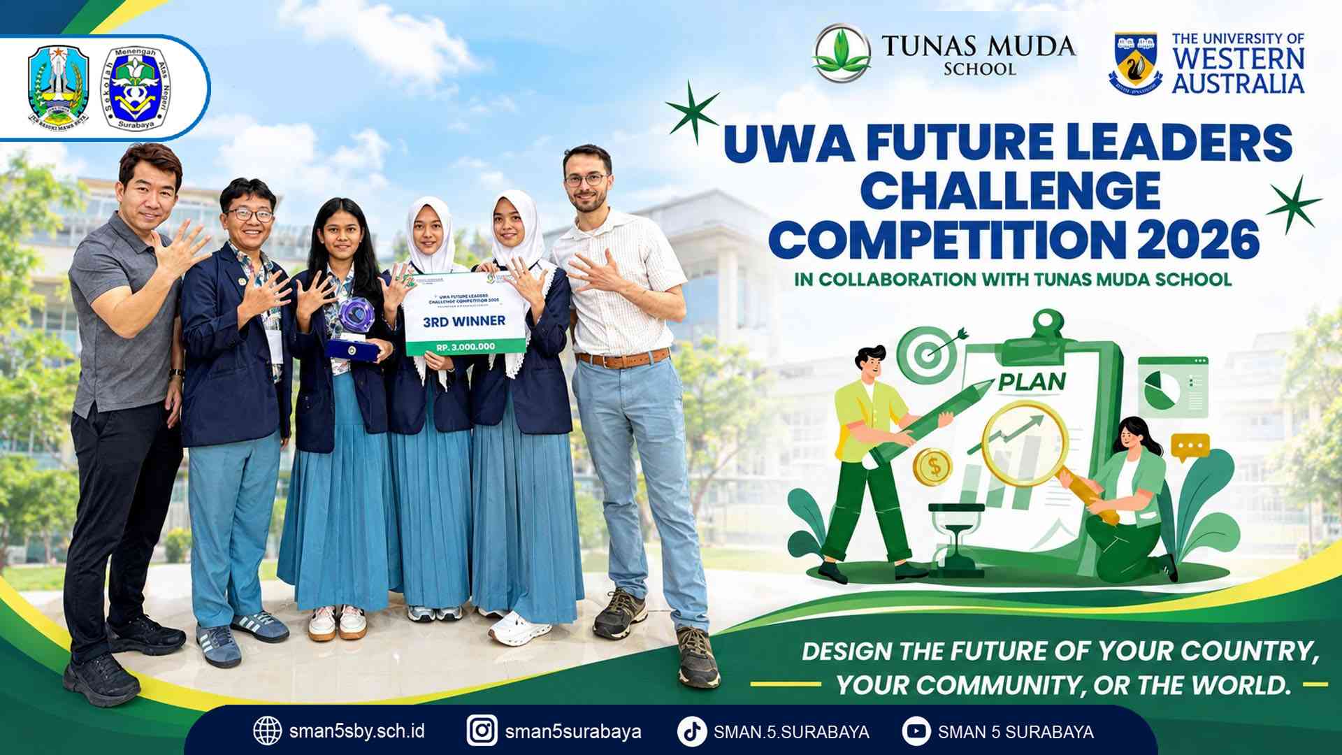 Juara 3 dalam UWA Future Leaders Challenge Competition 2026
